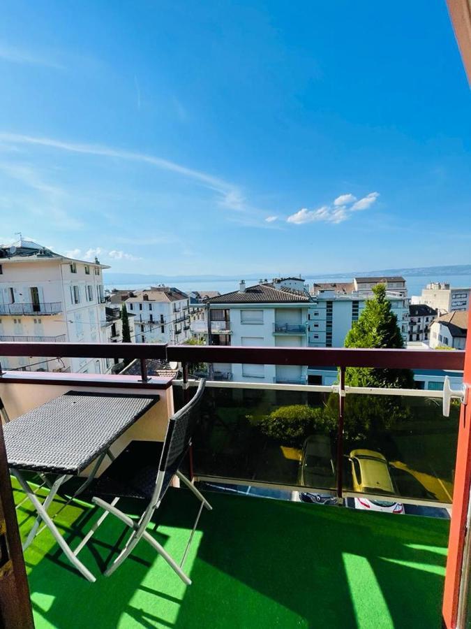 F2 Pres Debarcadere, En Centre Ville, Des Thermes Evian Les Bains 2 Etoiles Exteriér fotografie