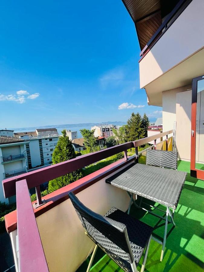 F2 Pres Debarcadere, En Centre Ville, Des Thermes Evian Les Bains 2 Etoiles Exteriér fotografie